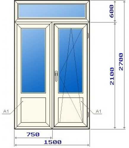 Размеры балконной двери: как выбрать правильные размеры?